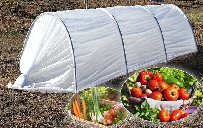 Парник з агроволокна